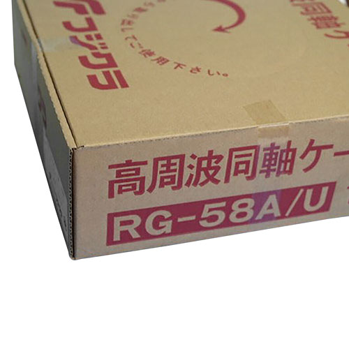 RG-58A/U 100m巻 RGタイプ高周波同軸ケーブル